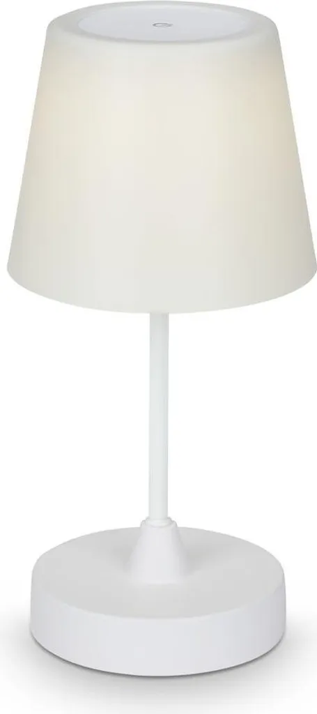 BRILONER Lampe de table LED sans fil 300x145mm IP44 Blanc 4000K