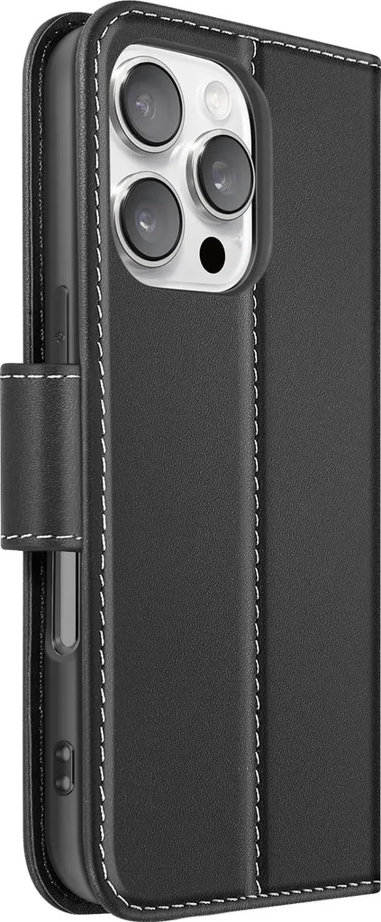 Custodia iPhone 16 Pro Avizar in Pelle Premium - Portafoglio e Stand