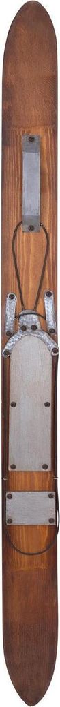 1x Ski "Vintage" Deko zum Hängen aus Holz 110cm
