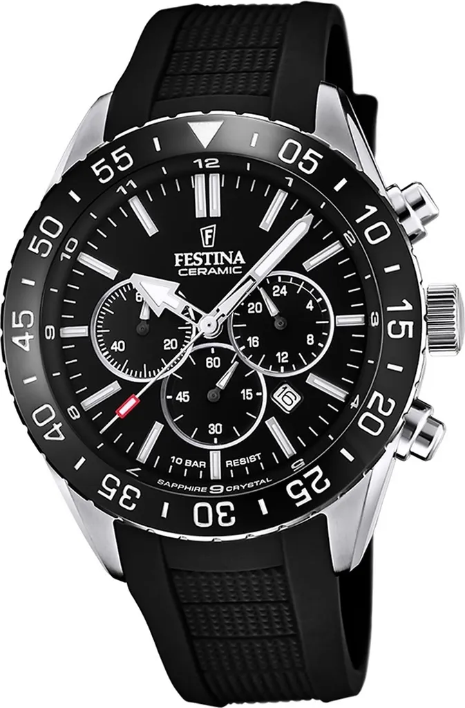 Montre Homme Festina Noire Idéale pour le Sport et le Quotidien Chic