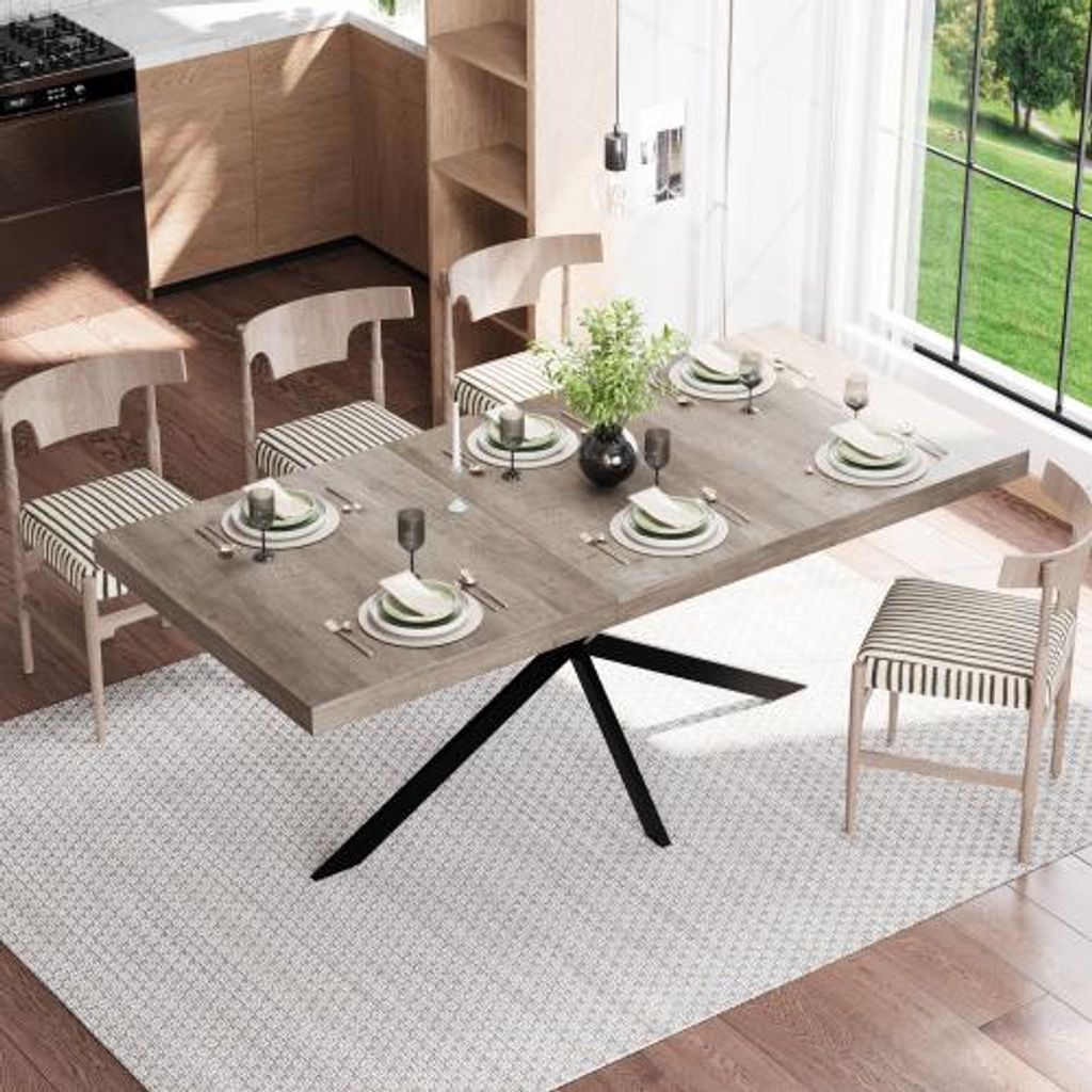 Esstisch ausziehbar 140–180 cm, rechteckiger Tisch für 4–6 Produktbild 