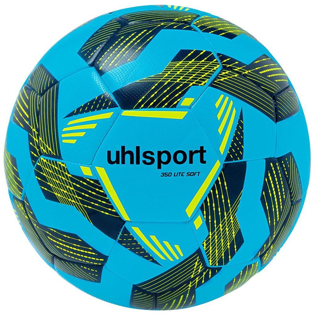 Uhlsport Jugendball 350 LITE SOFT 5 eisblau/marine/fluo gelb