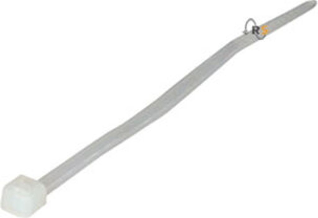 Transmedia Kabelbinder; 200 x 4,6 mm, 100 pcs im Polybeutel, KB 6-100 W