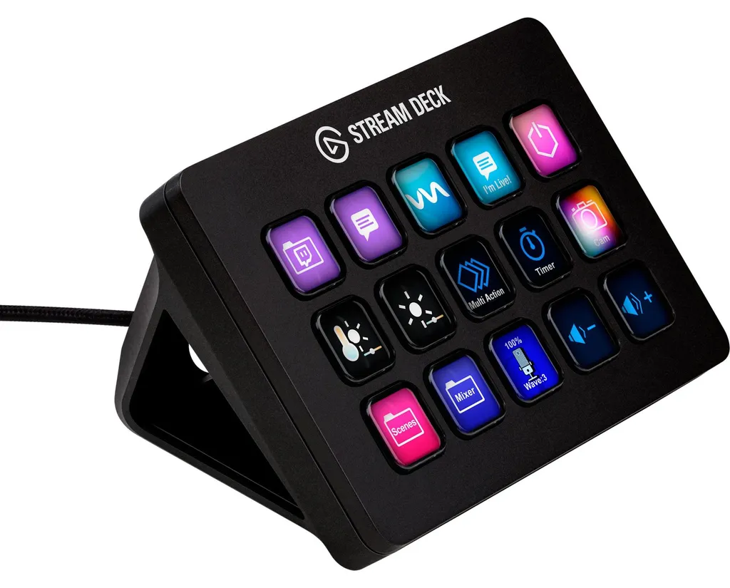 Elgato Stream Deck MK.2 Noir, Studio Controller 15 Touches LCD Personnalisées - 3
