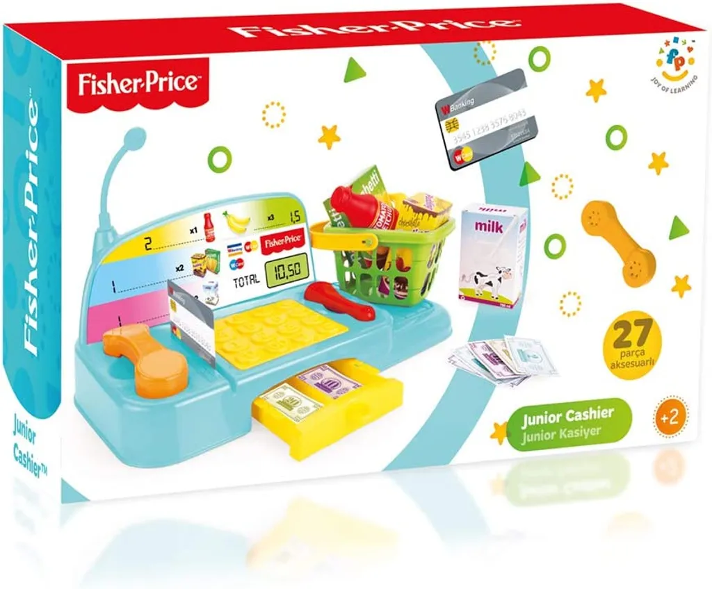 Jeu de Marchande Dolu 27 Pièces avec Caisse Enregistreuse Interactive