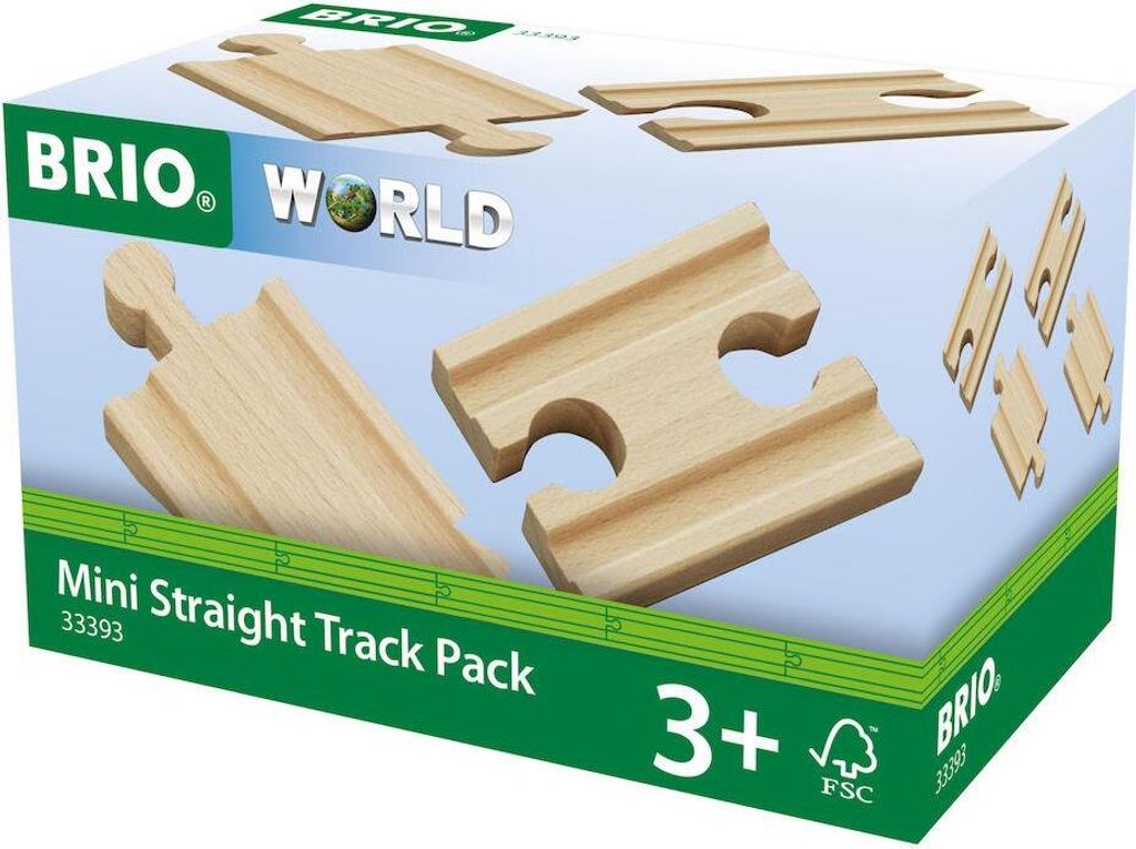 BRIO 1/4 kompenzačné koľajnice mix, 4 ks, príslušenstvo pre Obrázok produktu 