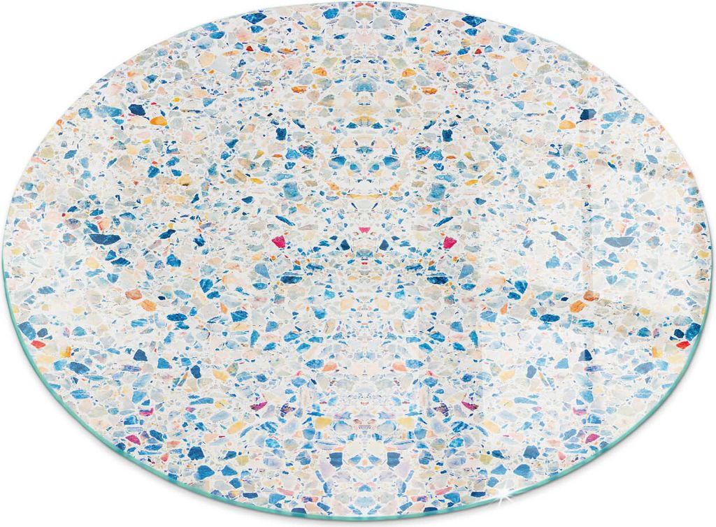 Abstraktes Texturmuster – Glasbodenplatte für – Kaminofen – Kaminplatte Glas – Schutzglas – Funkenschutzplatte –Glasbodenplatte Feuerf...