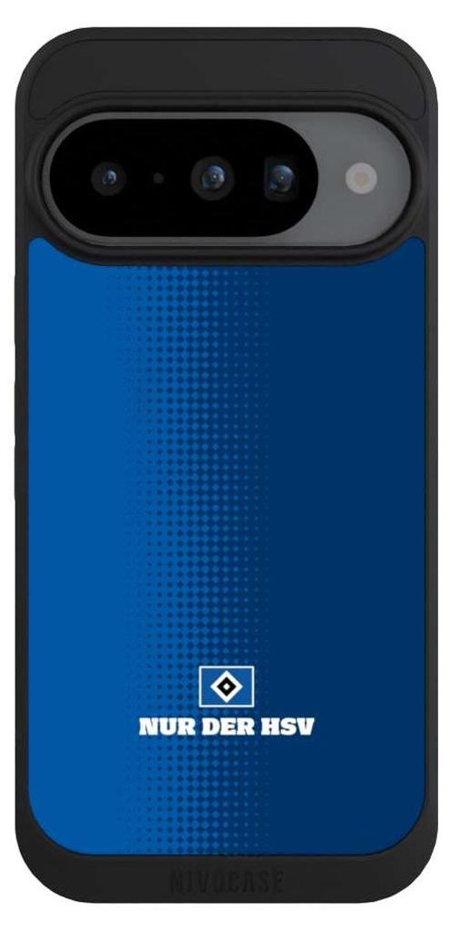 NIVOCASE Handyhülle für Google Pixel 10 Hülle NIVOpure Case Schwarz HSV Logo Offizielles Lizenzprodukt