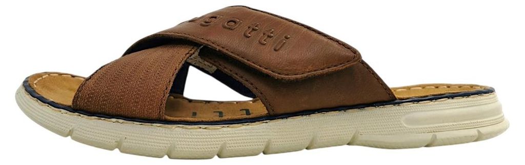 Bugatti Dario Herrenschuhe Hausschuhe Pantolette Braun Productafbeelding 