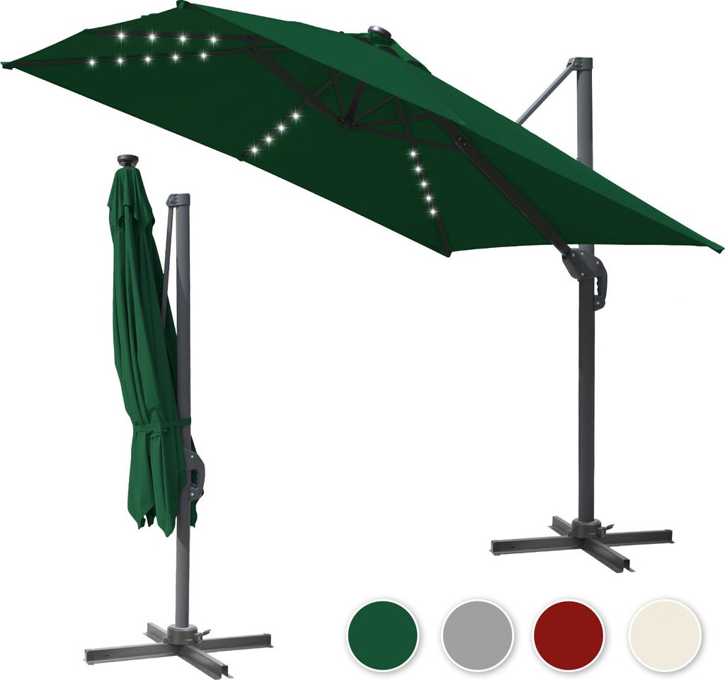 Bettizia 3M Sonnenschirm Quadrat Terrassenschirm mit Produktbild 