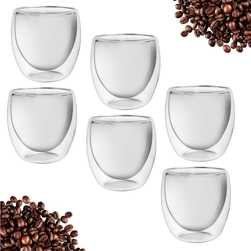 Doppelwandige Gläser Kaffeegläser Kaffeetassen Thermogläser Produktbild 