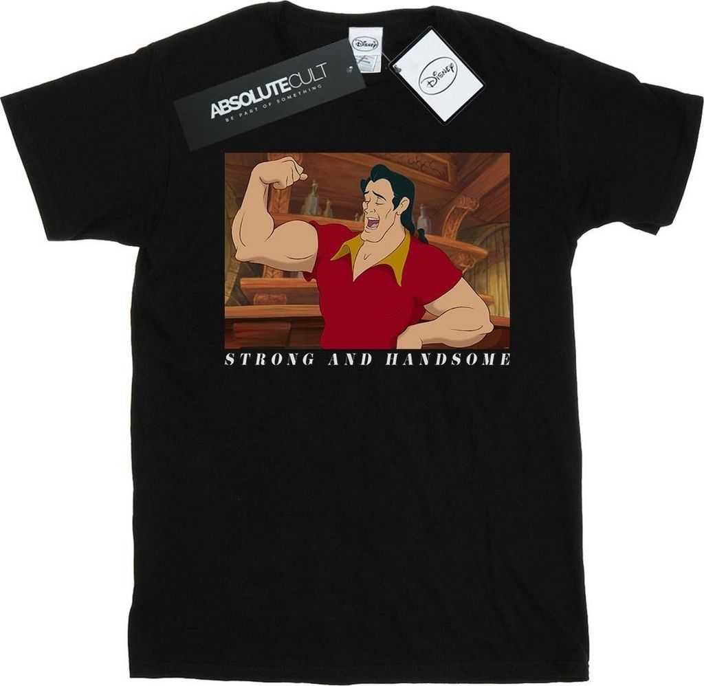 Disney - "Beauty And The Beast Handsome Brute" T-Shirt für Damen BI17134 (S) (Schwarz)