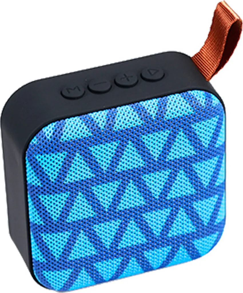 Altoparlante Wireless T5 Blu: L'Essenza del Suono Portatile in Tessuto