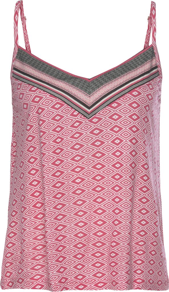 Vivance Dreams Trägertop pink gemustert Größe 40/42