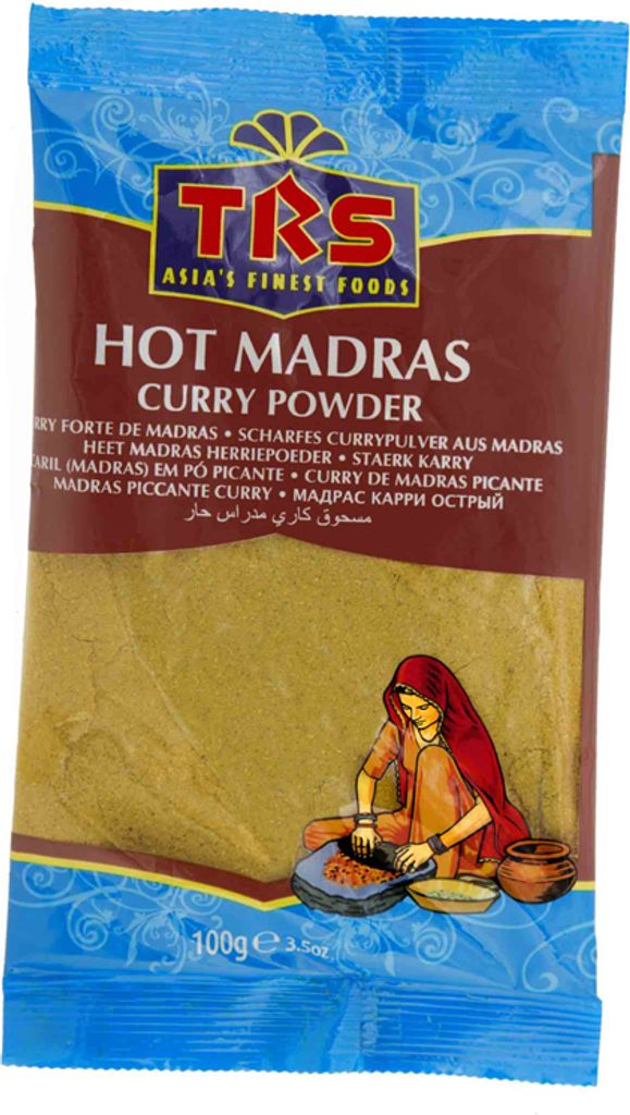 TRS- Hot Madras Curry Pulver 100gr