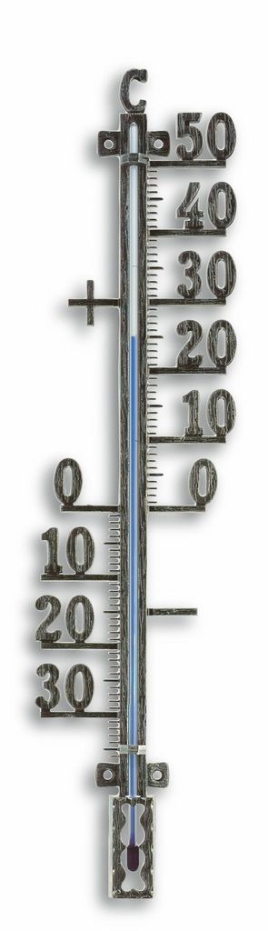 Außenthermometer analog, aus Metall, altzinn, 12.5002.50, Produktbild 