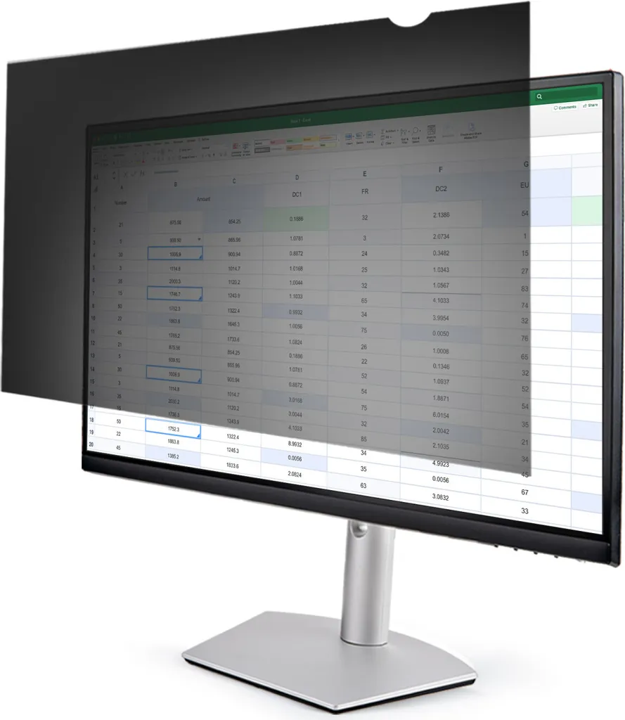 Filtre de Confidentialité 27 Pouces pour Écran PC Startech