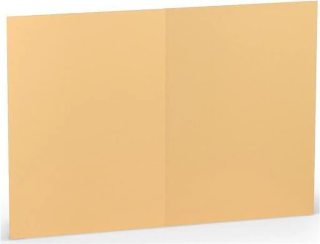 Carte de vœux A6 texture rainurée melon pour correspondance élégante