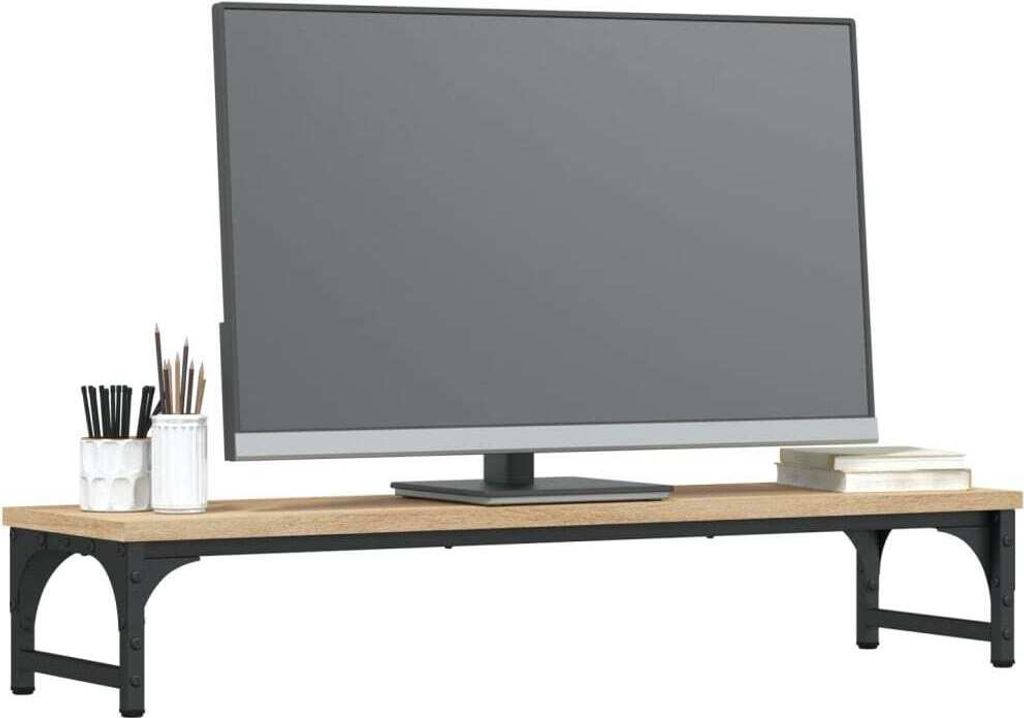 vidaXL Stojan na monitory Sonoma dub 85x23x15,5 cm výrobek Obrázek produktu 