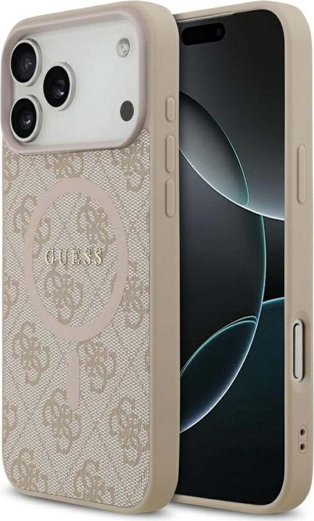Custodia MagSafe per iPhone 17 Pro Max in ecopelle Guess Immagine del prodotto 
