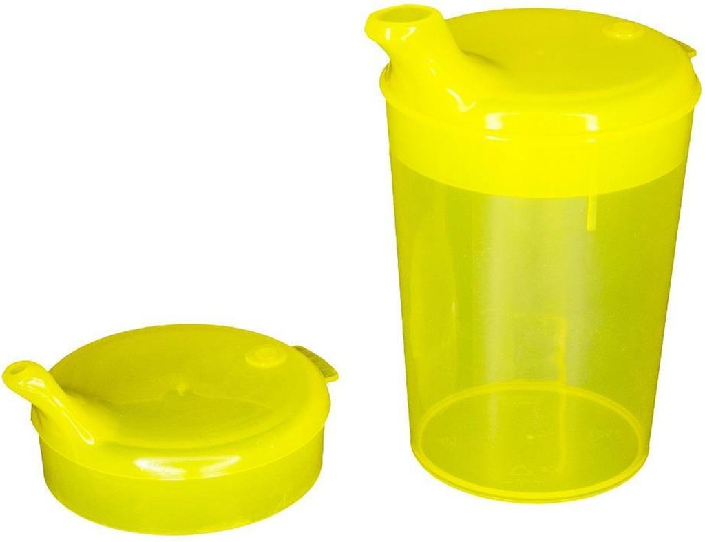 NITRAS Schnabelbecherset - Polypropylen - 250ml - 50 Becher - gelb