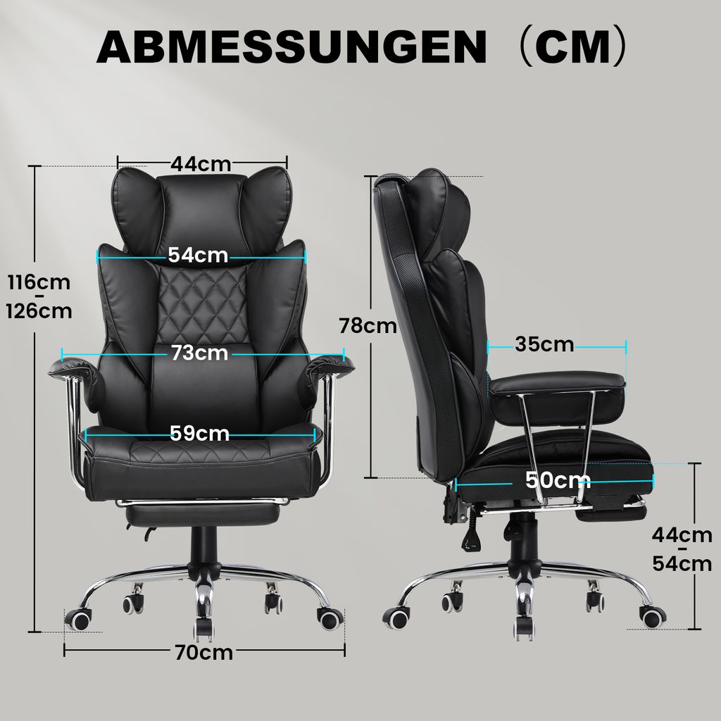 GTPLAYER Gaming Stuhl, Gamer Stuhl, Ergonomischer Bürostuhl Produktbild 8