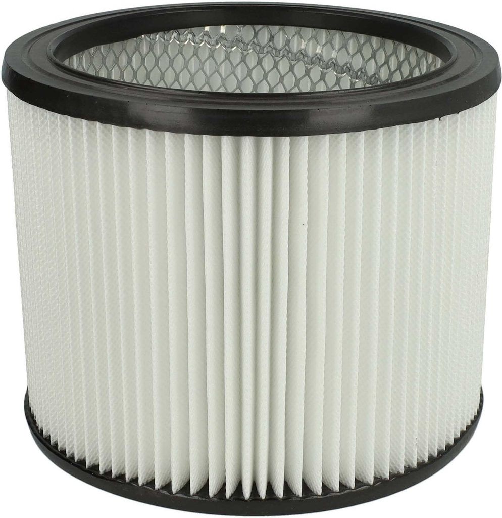 vhbw Faltenfilter kompatibel mit Masko 1800W - Patronenfilter Schwarz Weiß