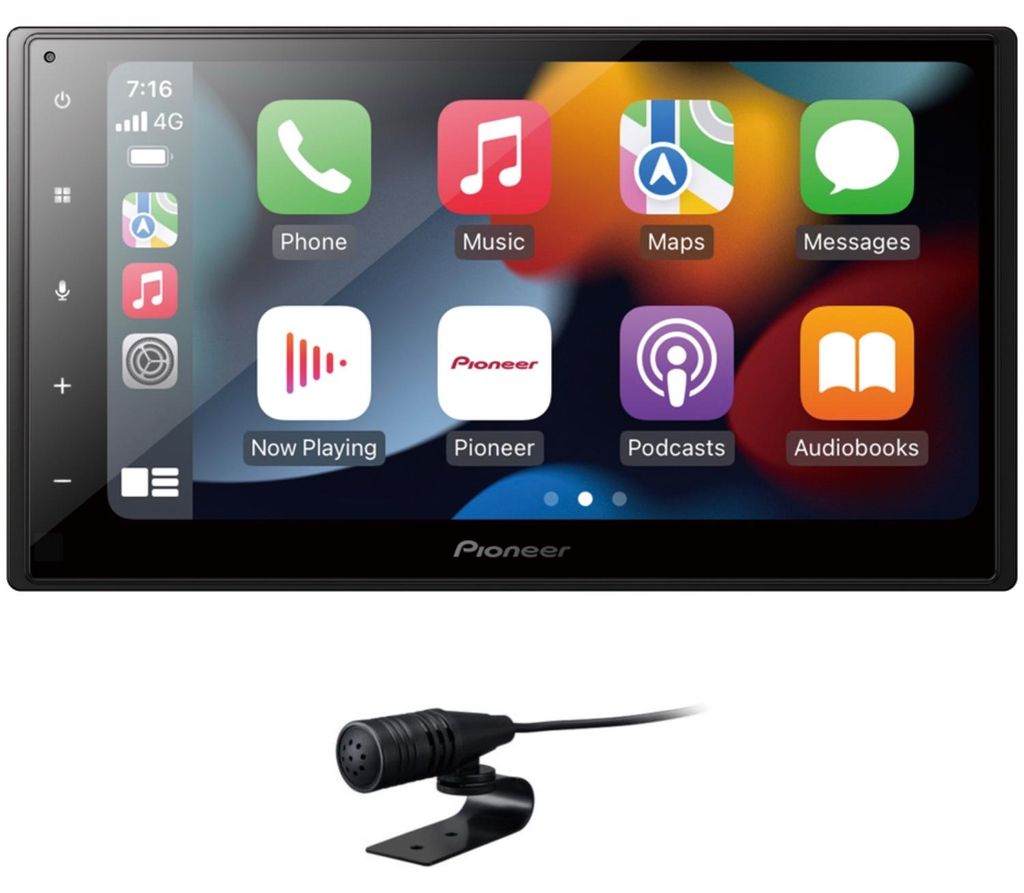 Pioneer SPH-DA360DAB, Schwarz, 2 DIN, 50 W, Kapazitiv, 17,3 Produktbild 