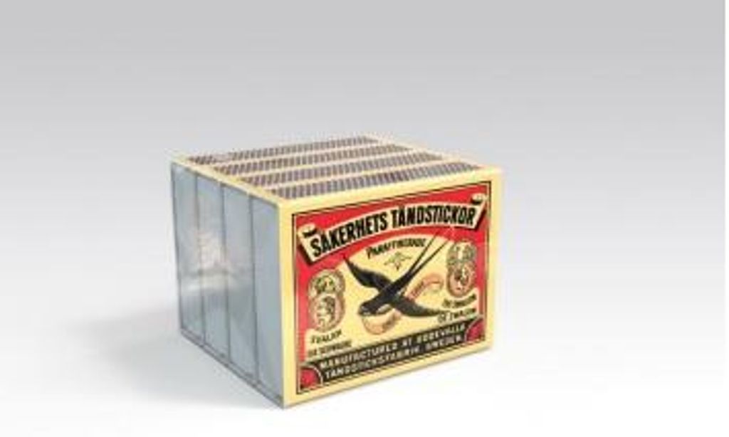 Zwaluw Lucifers Lang Doosje (4 stuks) Productafbeelding 