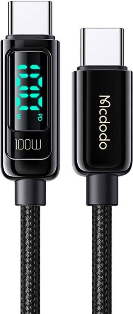 Mcdodo CA-8820 100W USB-C to USB-C cable, 1.2m (black) Obrázek produktu 
