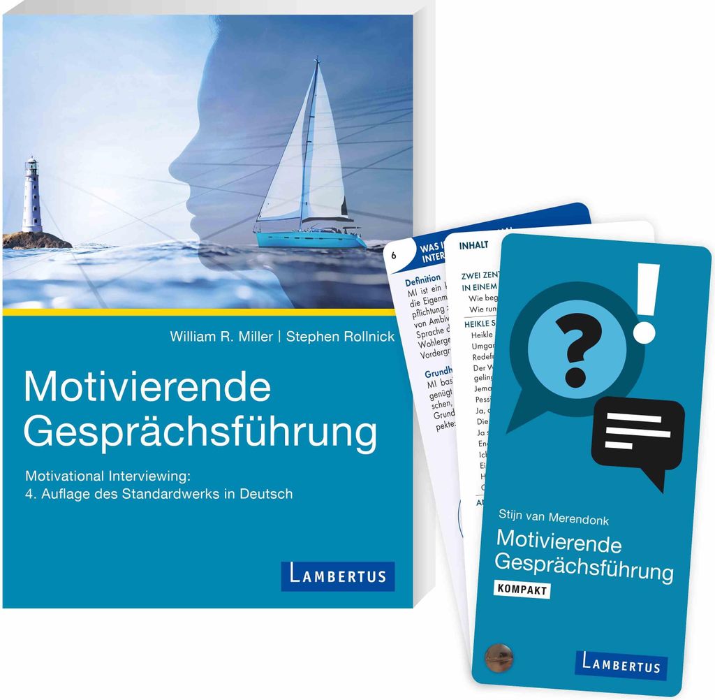 Motivierende Gesprächsführung - Set mit Buch und Kartenfächer