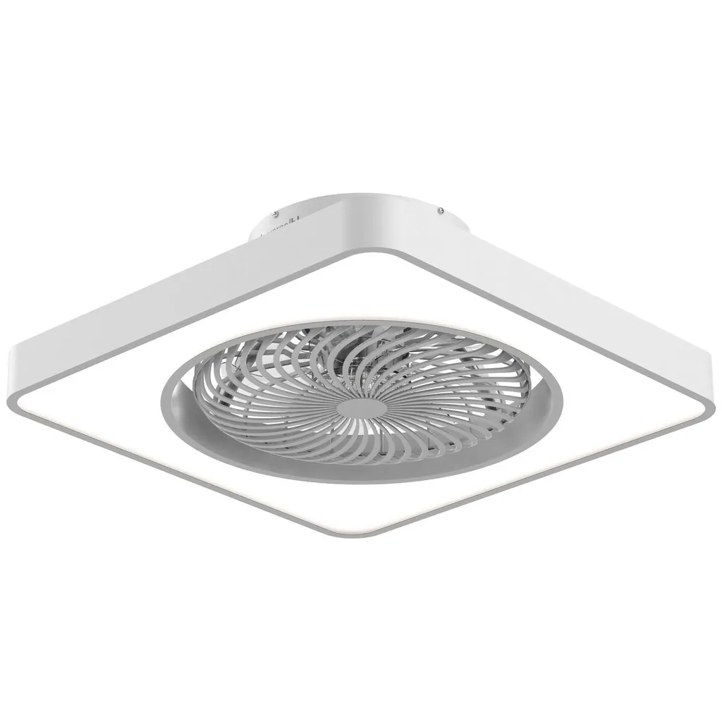Petit ventilateur de plafond blanc SOLANO 48cm pour petite chambre