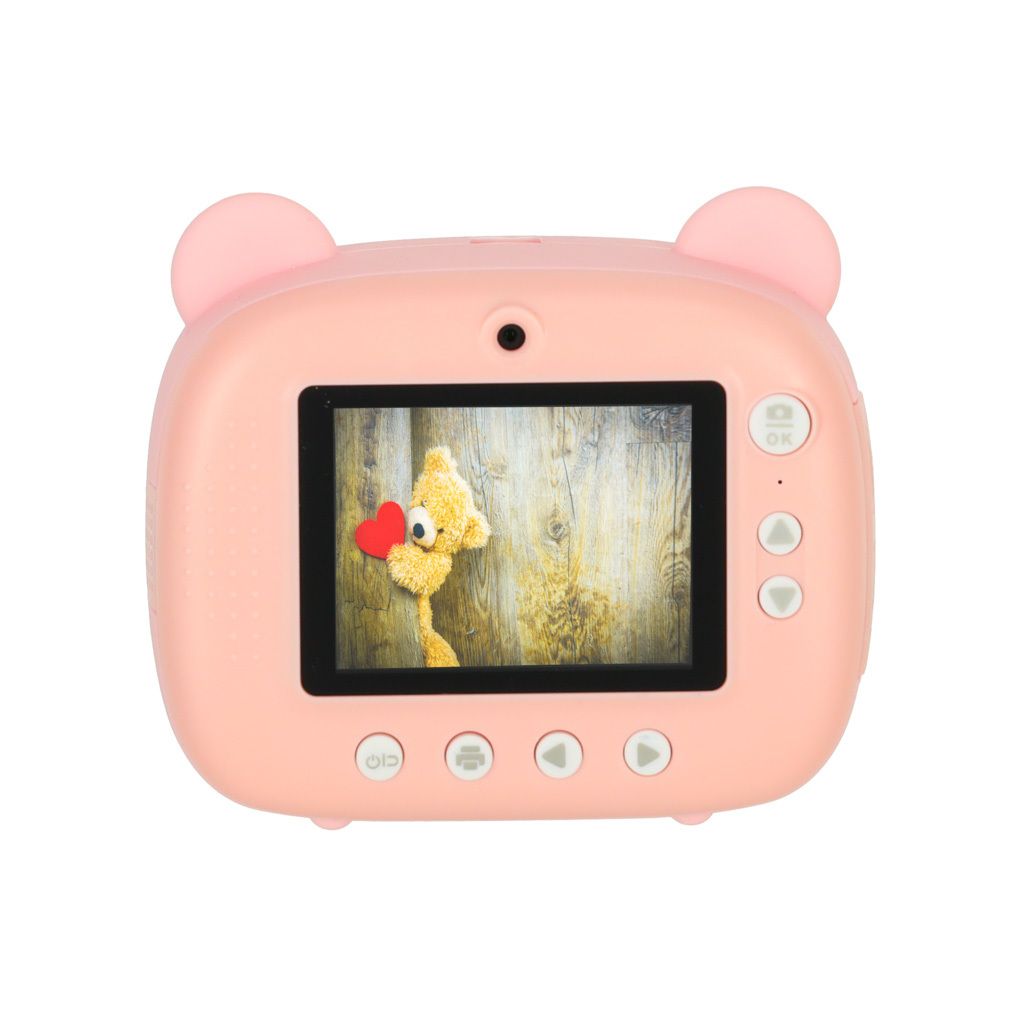 Creative Corner Dětský instantní fotoaparát medvídek růžový Obrázek produktu 4
