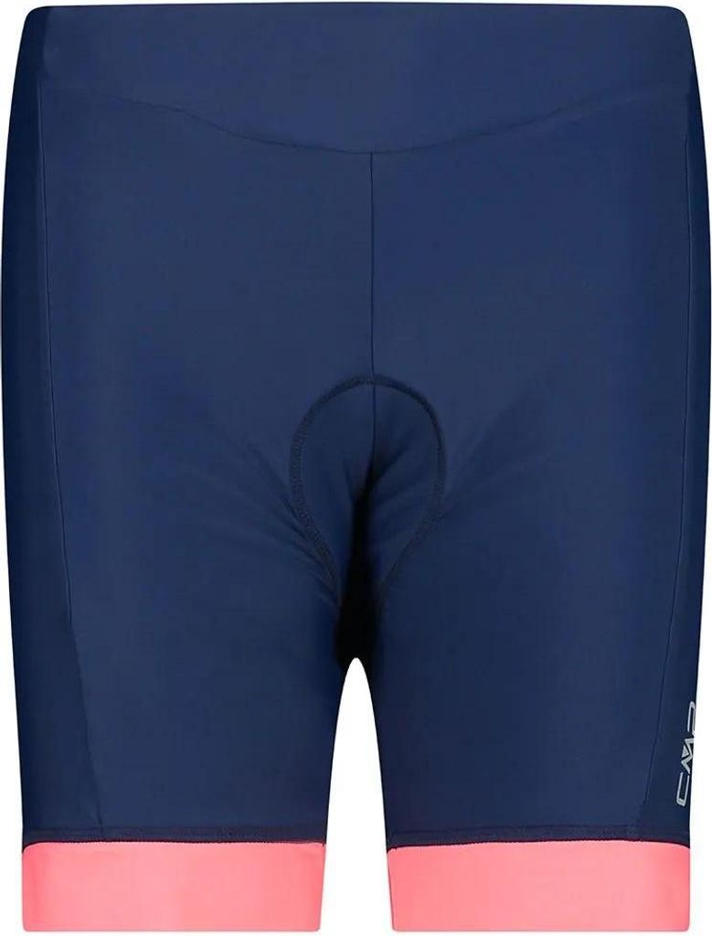 Cmp Woman Bike Shorts Blue-Corallo 44