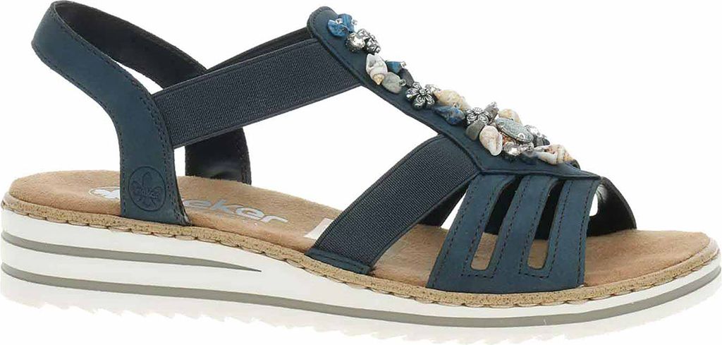 Rieker Riemchensandalette  Blau Produktbild 