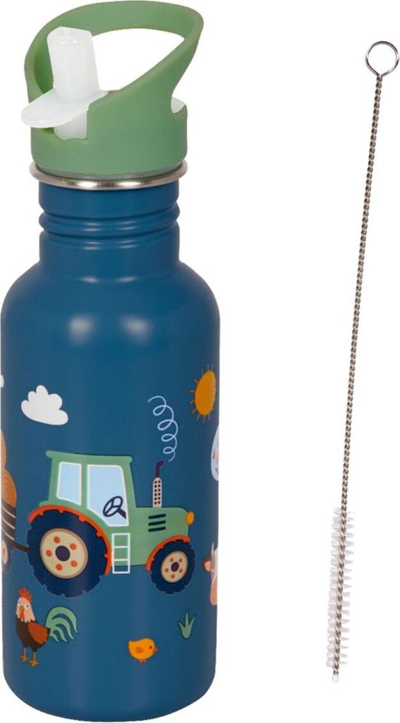 Kleine Freunde Edelstahlflasche Traktor Ed.2 (0,5 l) - Wenn Produktbild 