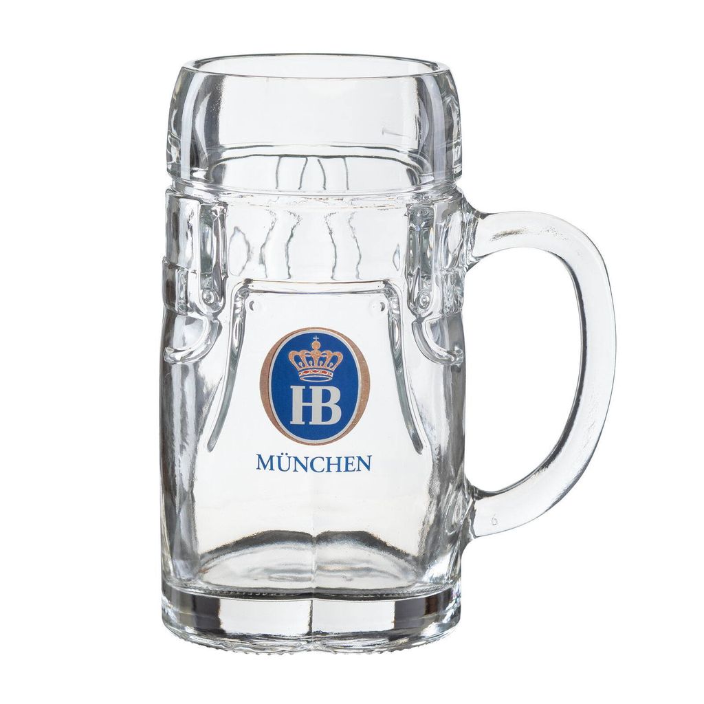 1x HB Hofbräuhaus München Bierkrug Lederhose 500 ml