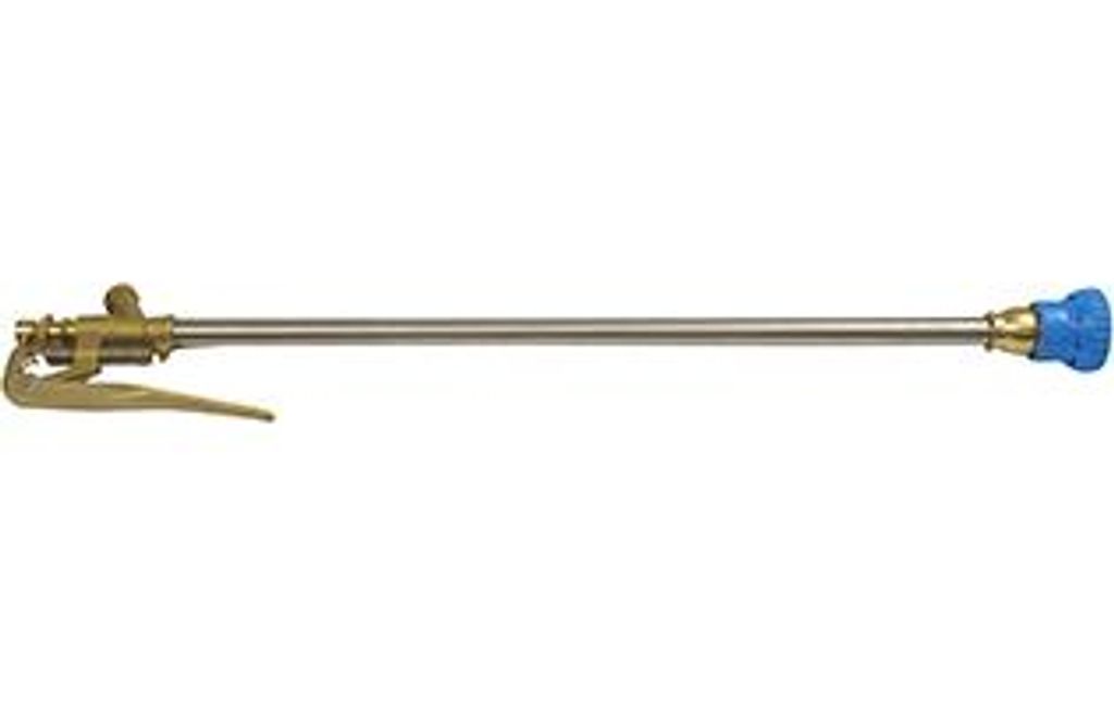 Verstellbarer Hebel-Spritzpistole mit Edelstahl-Düse. Länge: 60 cm