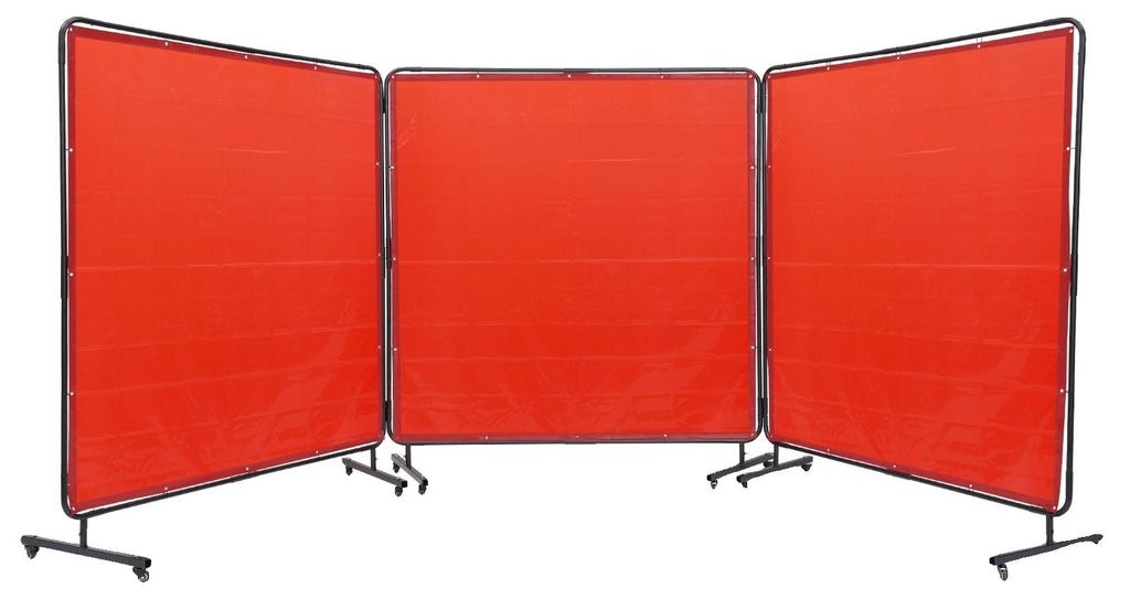 VEVOR 3panelová svářečská clona 1,8 x 1,8 m Ochranná Obrázek produktu 