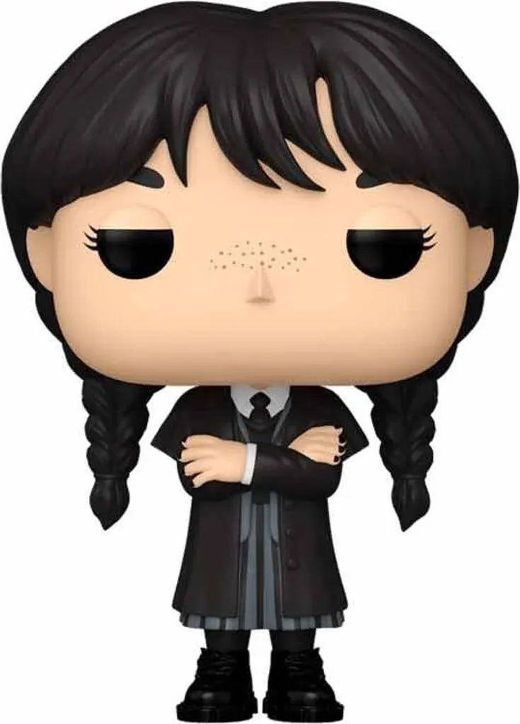Costume Mercredi Addams pour Halloween - Déguisement École Taille M Fille