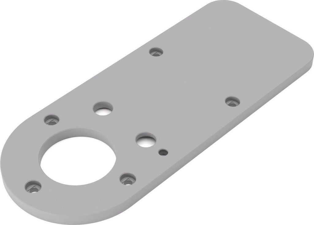 PRIWAS Grundplatte XL-Version passend für Bosch GKF 12V-8 | Vergrößerte Gleitplatte passend für Bosch Kantenfräsen