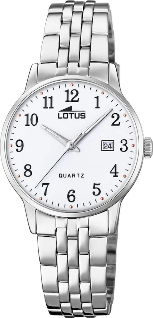 Montre Lotus 18698/1 Acier Inoxydable Argentée avec Guichet de Date