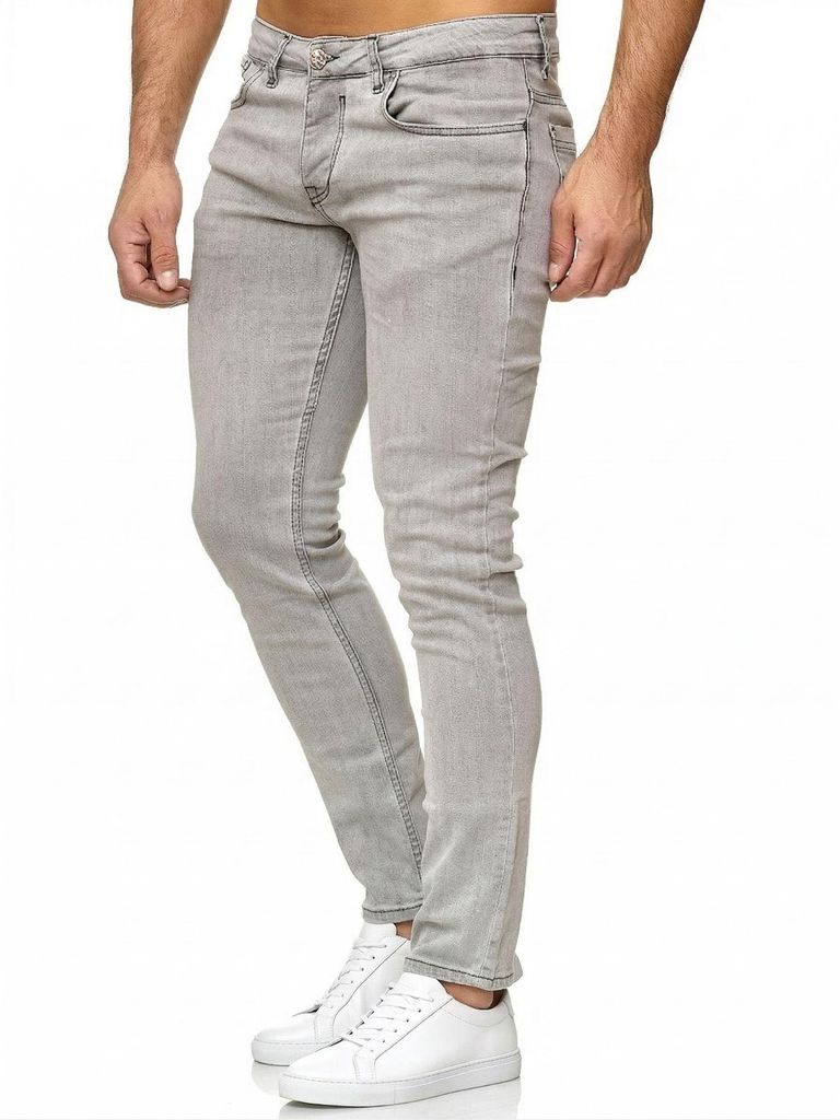 Tazzio Herren Jeans Slim Fit 16533 Grau W30/L32
