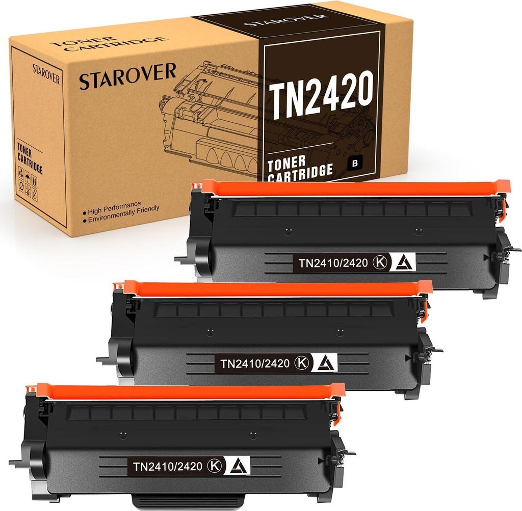 3er TN-2420 Toner kompatibel für Brother TN2420 TN-2410 für Brother DCP-L2530DW L2510D HL-L2350DW HL-L2310D MFC-L2710DW L2370DW