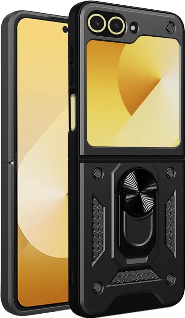 Techsuit Camshield Samsung Z Flip 6 Cover Nera - Stile e Sicurezza