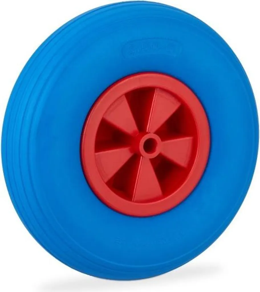 Roue de secours pour brouette de jardin 3.50-6 increvable multicolore