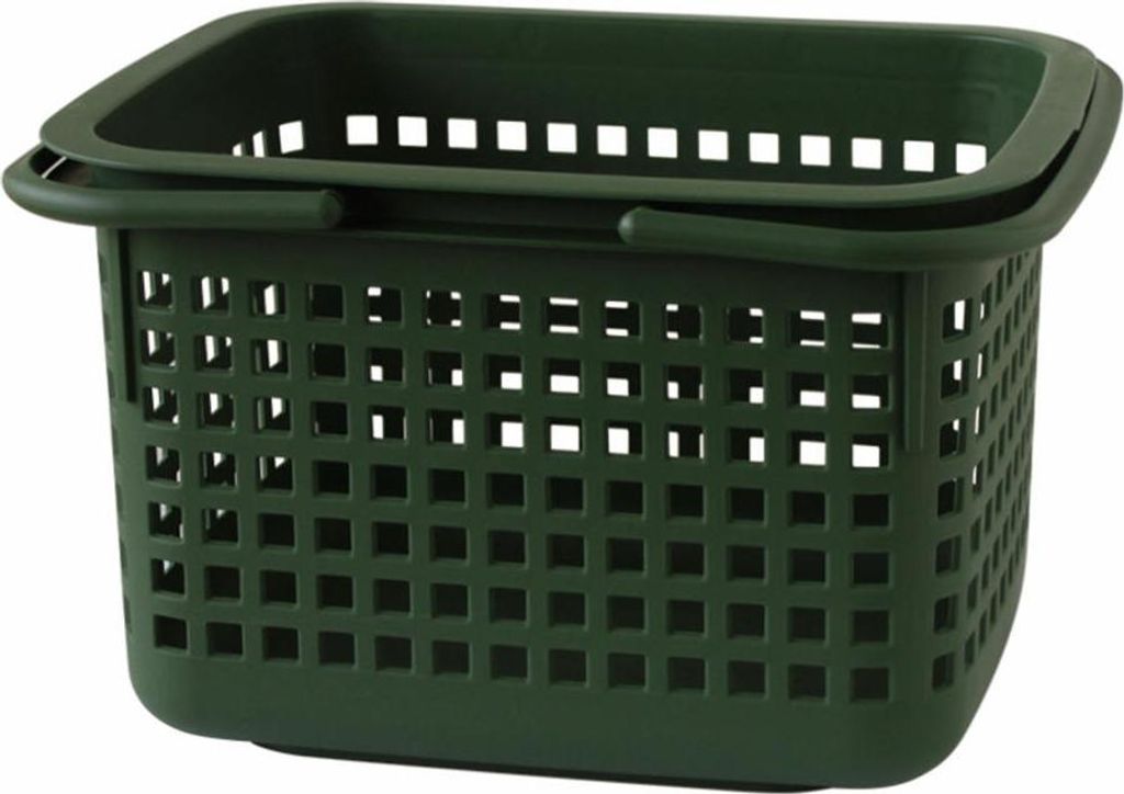 Hachiman Aufbewahrungskorb Cestino M, Polypropylen, Dunkelgrün, 23 L, 238126