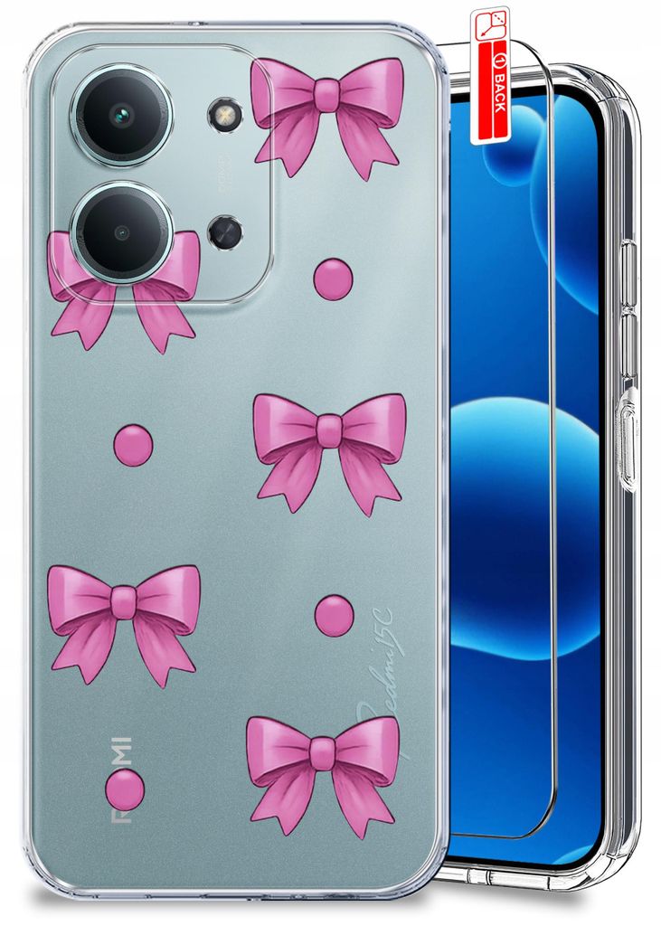 Hülle für Xiaomi Redmi 15C – Modische, coole, niedliche und farbenfrohe Designs – Clear Case und Glas