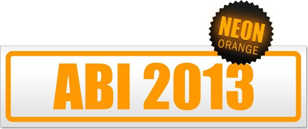 Abi Motiv 2013 Magnetschild Schild magnetisch