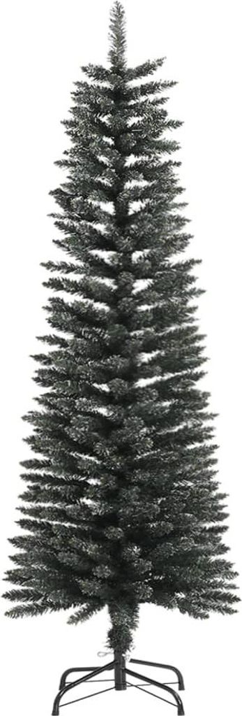 vidaXL Künstlicher Weihnachtsbaum mit Ständer Schlank Grün 120 cm PVC
